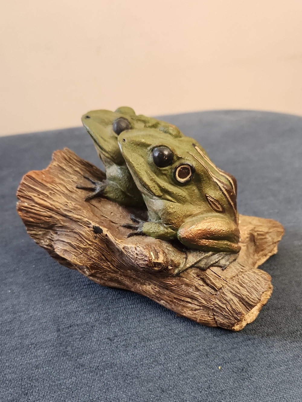 "Stump Dwellrs" "Frog" Figurine Hand Painted By Gary Stevenson